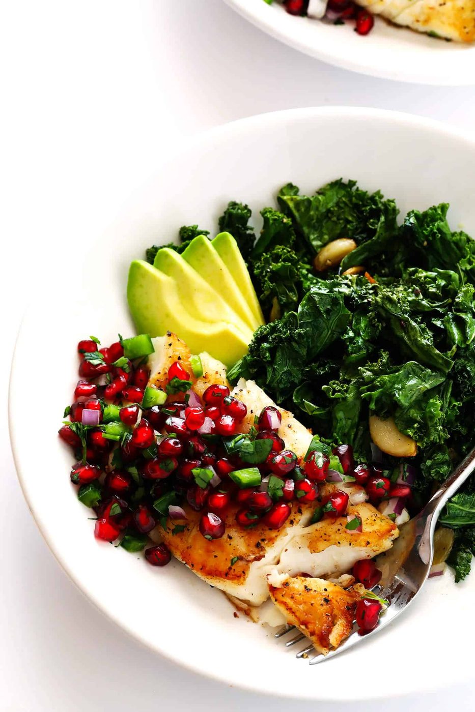 Homemade 20-Minute Pan-Seared Fish with Pomegranate Salsa