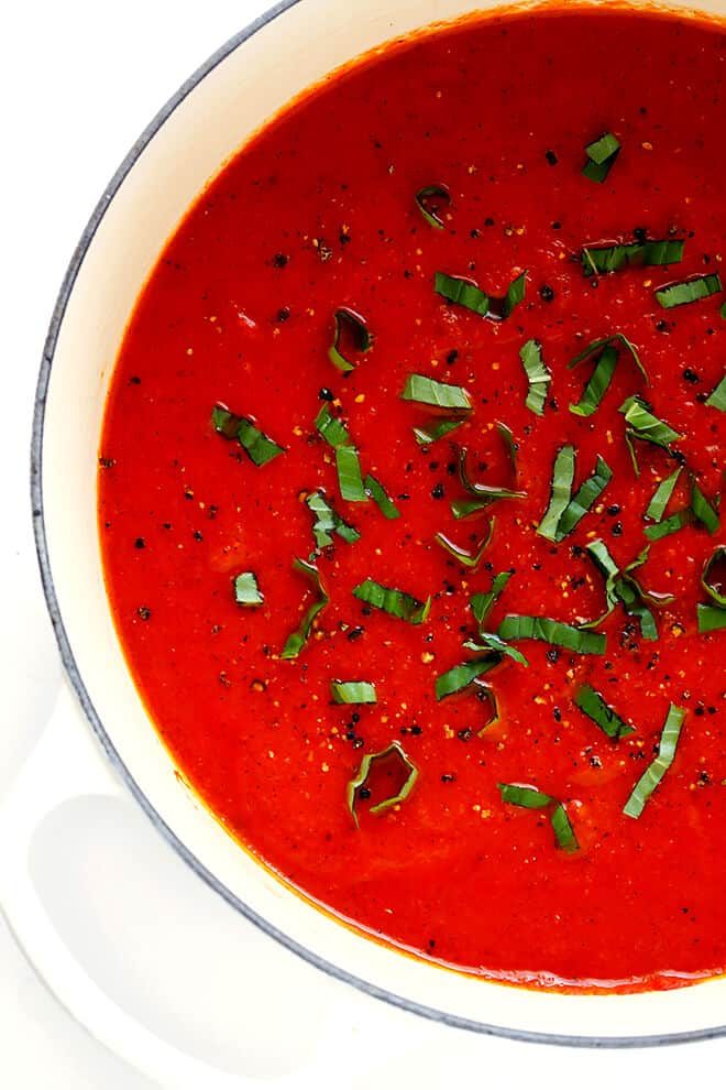 20-Minute Tomato Soup at home