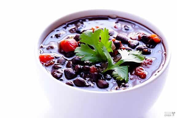 Homemade Ingredient Black Bean Soup