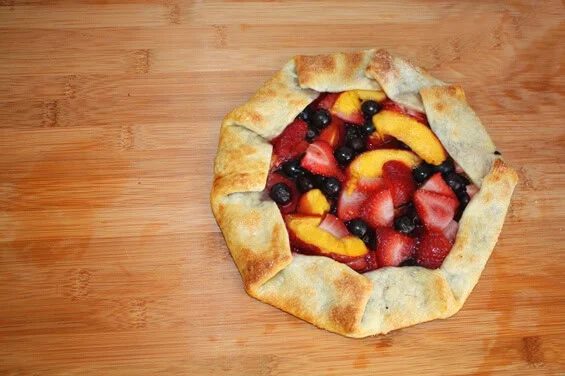 5-Minute Rustic Fruit Galette