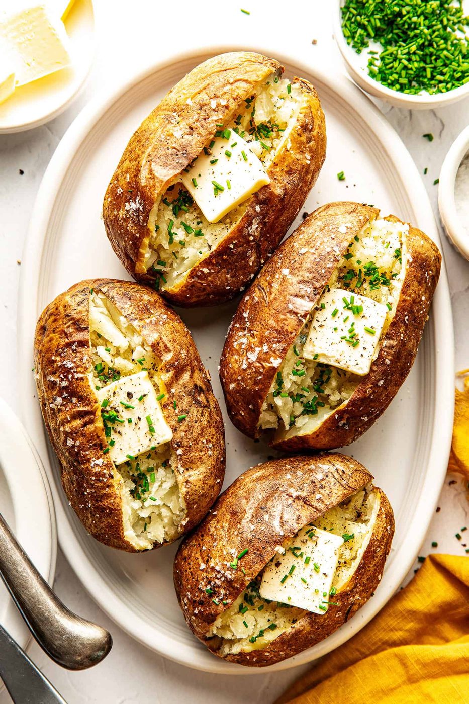 Homemade Air Fryer Baked Potatoes