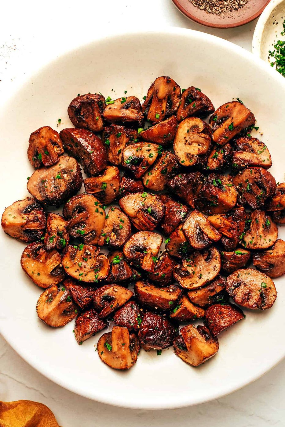 Homemade Air Fryer Mushrooms