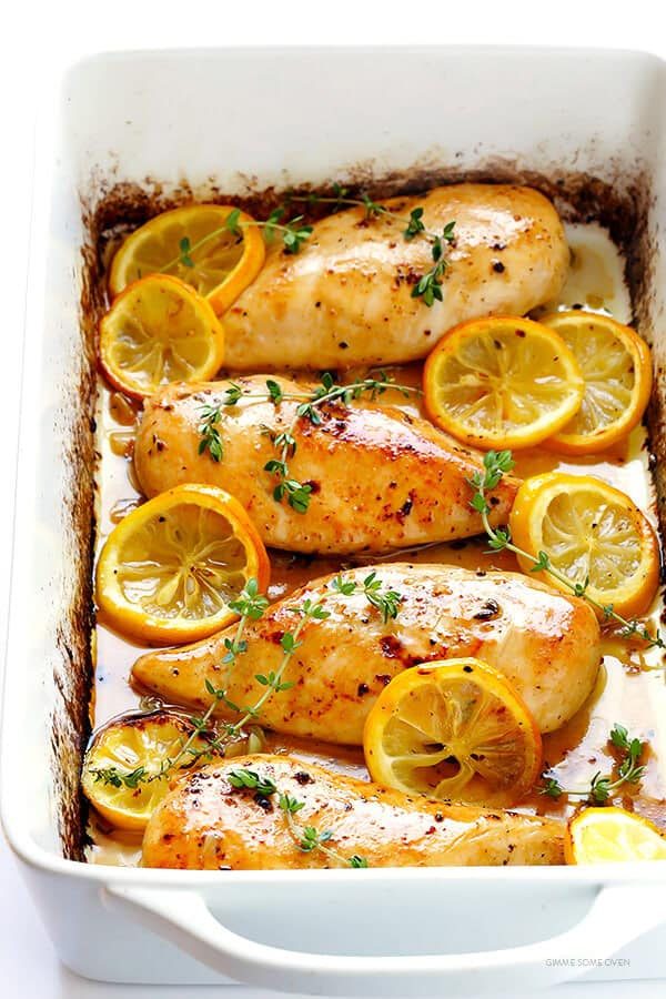 Homemade Baked Lemon Chicken