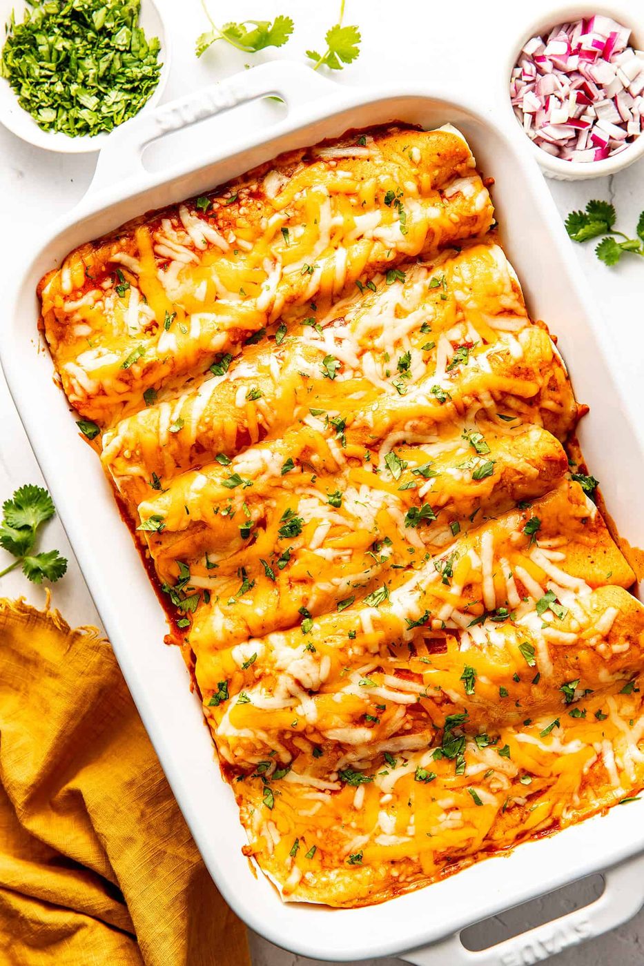 BBQ Chicken Enchiladas at home
