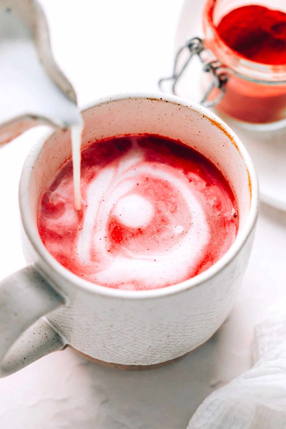 Pink Latte (Hot or Iced) at home