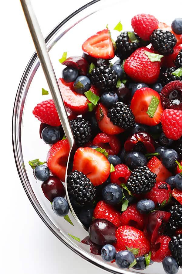 Homemade Berry Fruit Salad