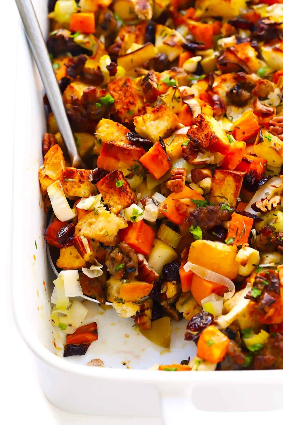 Sausage and Sweet Potato Thanksgiving Stuffing at home