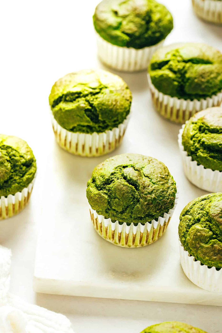 Blender Spinach Banana Muffins at home