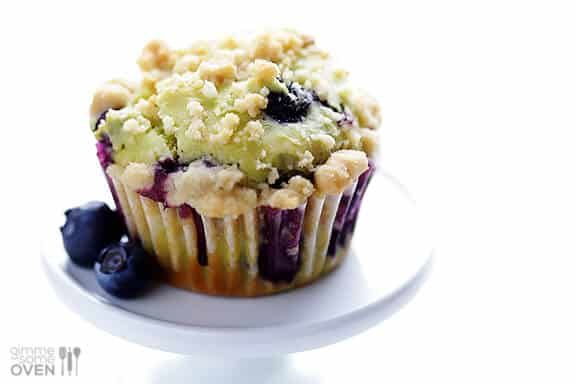 Homemade Blueberry Avocado Muffins