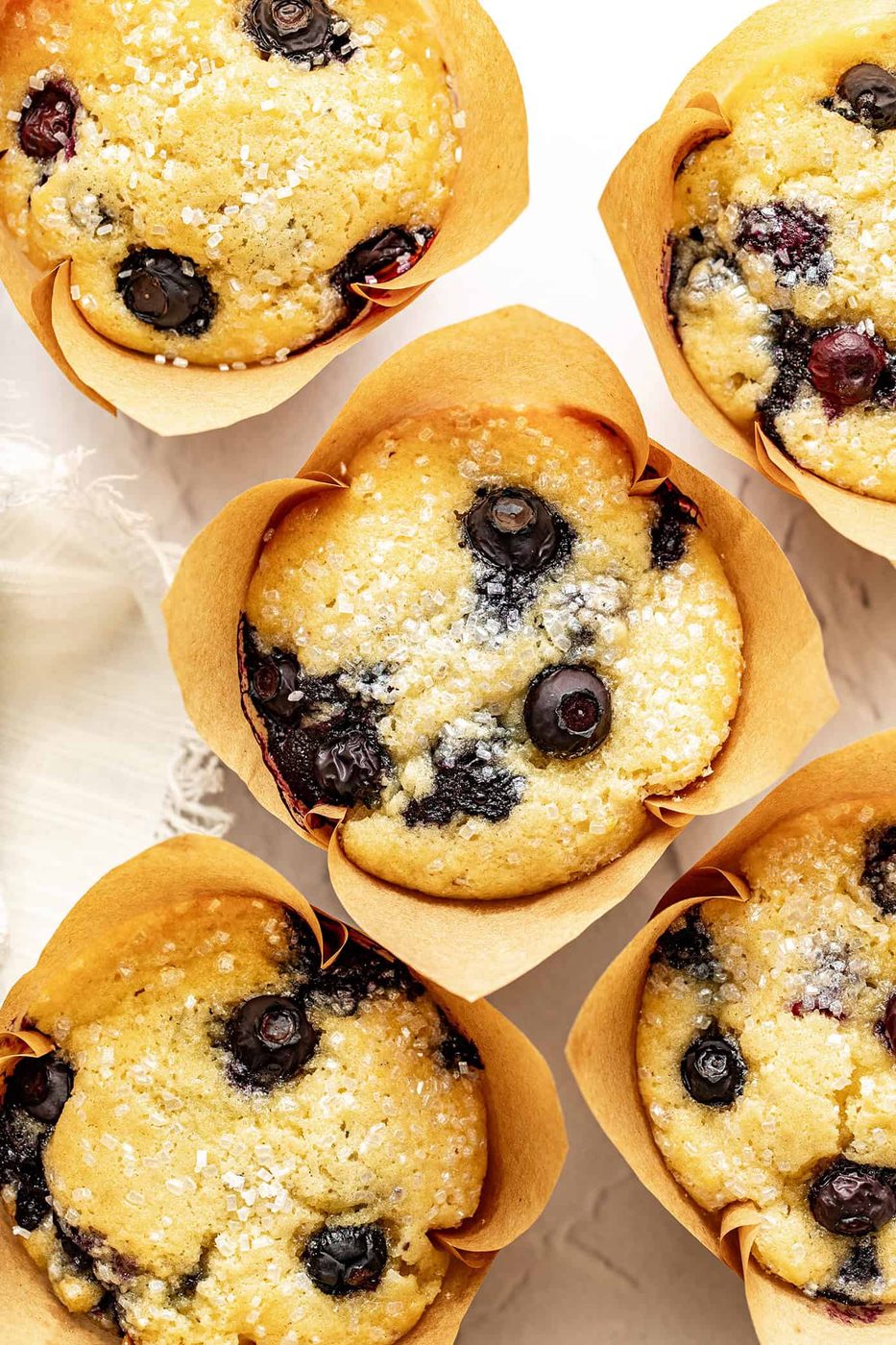 Blueberry Muffins at home