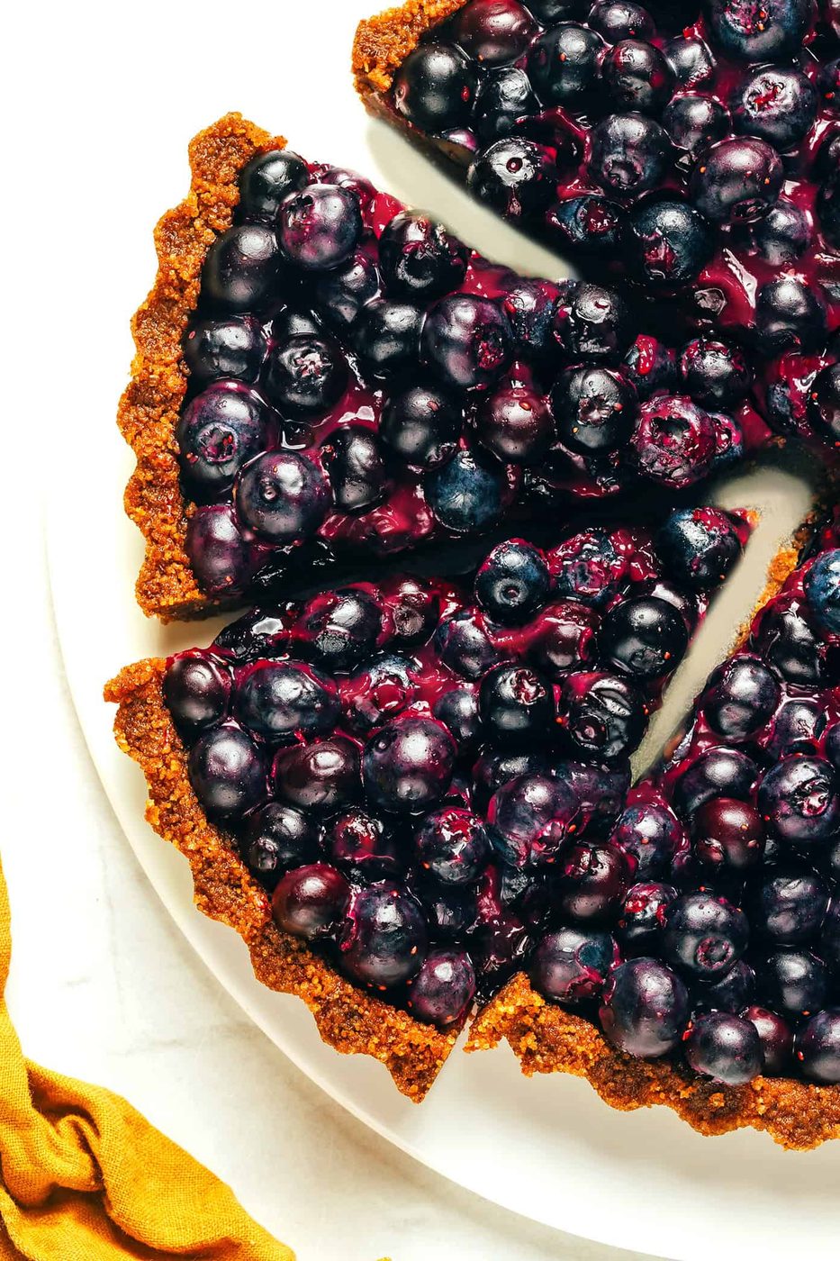 No-Bake Blueberry Tart