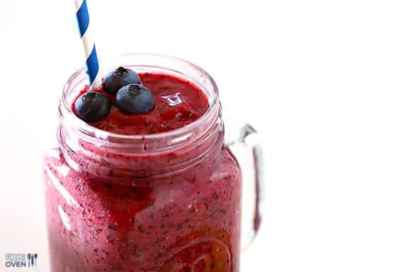 Brain Power Smoothie (Blueberry Avocado Smoothie) at home