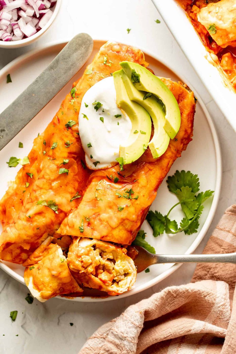 Homemade Breakfast Enchiladas