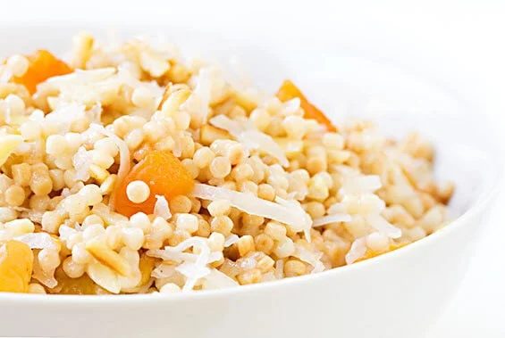 Breakfast Israeli Couscous (With Apricots, Almonds & Coconut) at home