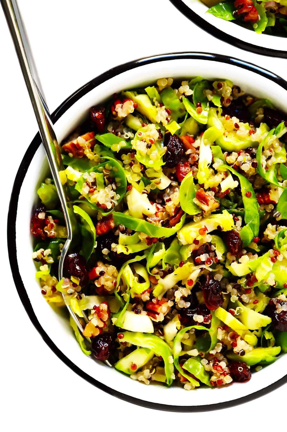 Brussels Sprouts, Cranberry and Quinoa Salad at home