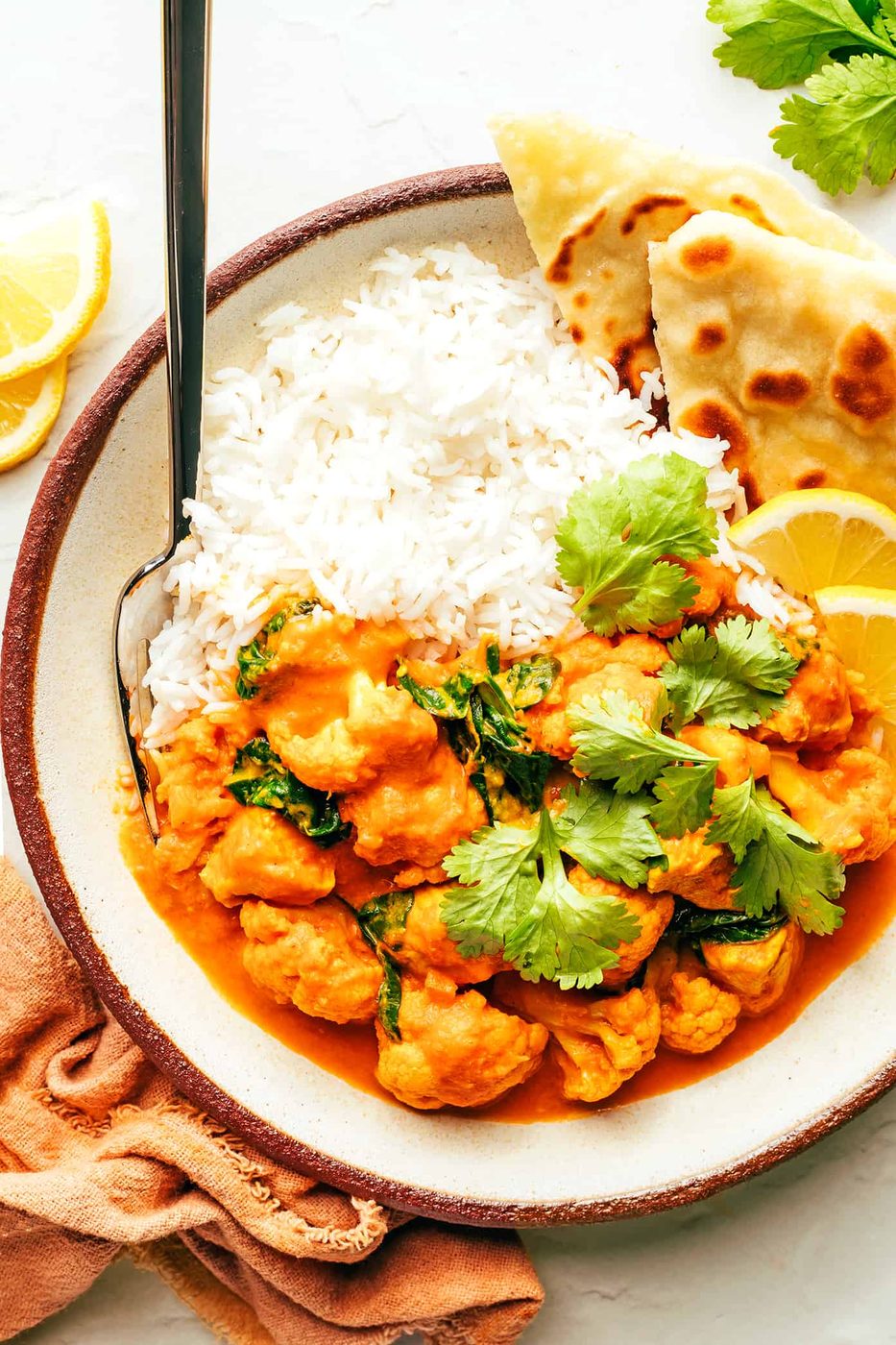 Butter Chicken and Cauliflower at home