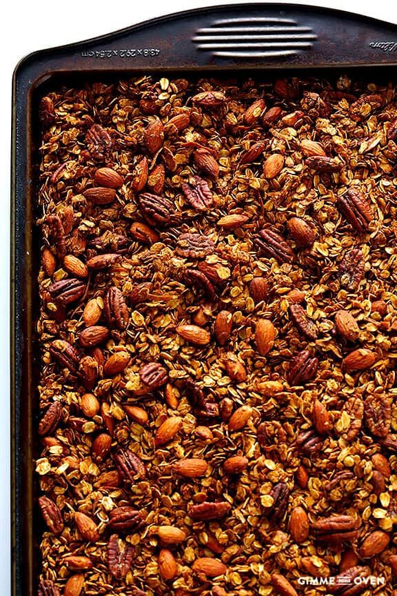 Homemade Chai-Spiced Granola