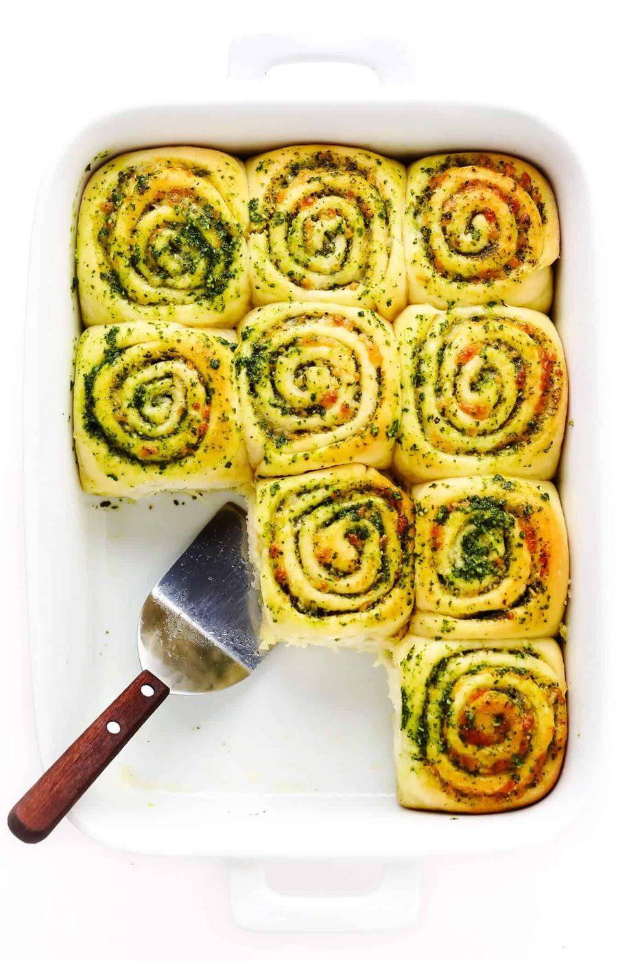 Cheesy Pesto Rolls