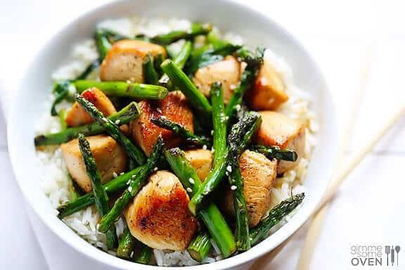 Homemade Chicken and Asparagus Stir-Fry