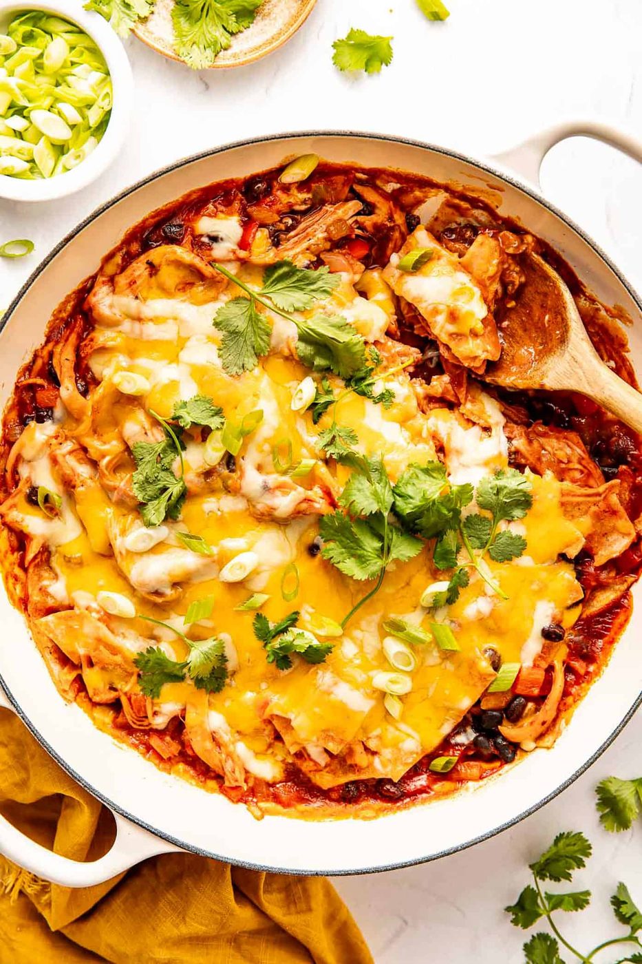 Chicken Enchilada Skillet at home
