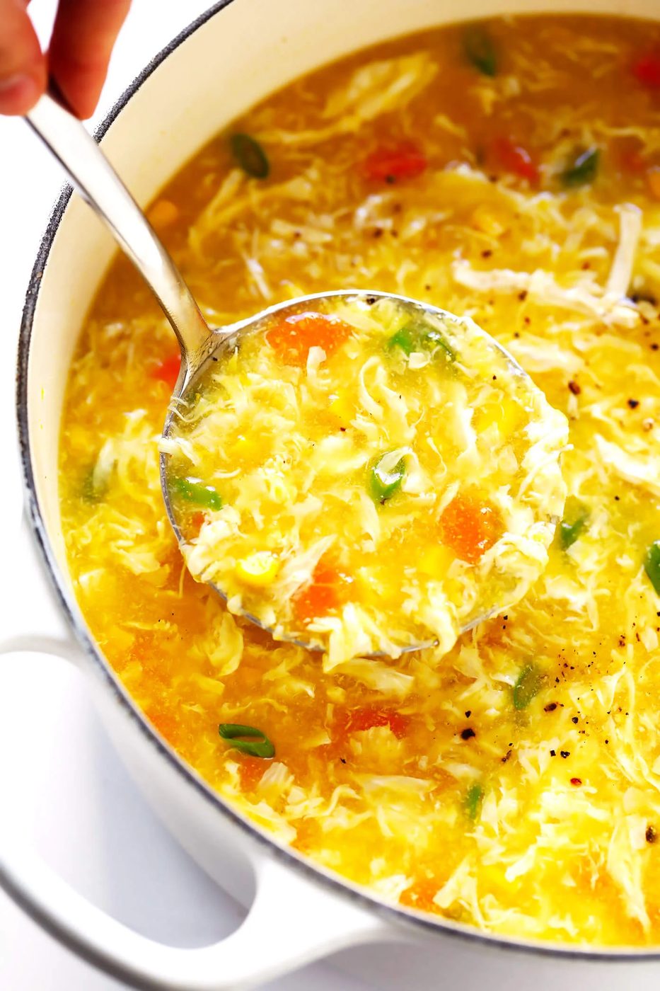 Chicken and Sweet Corn Soup at home