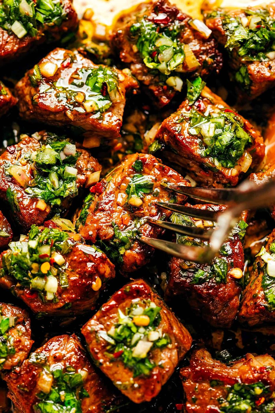 Chimichurri Steak Bites