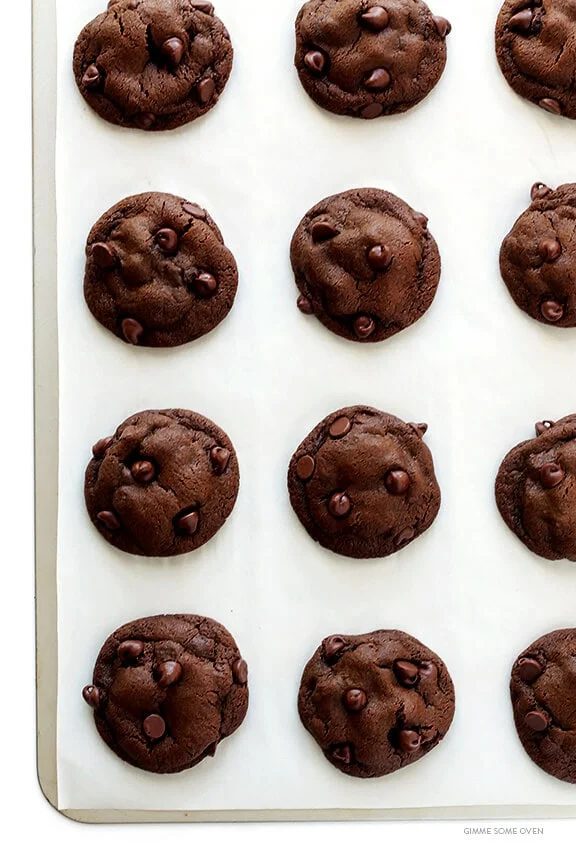 Chocolate Chocolate Chip Cookies (Double Chocolate Chip Cookies)