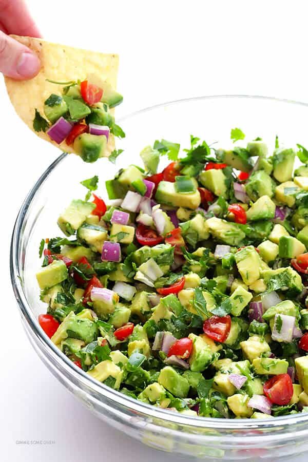 Homemade Chunky Guacamole