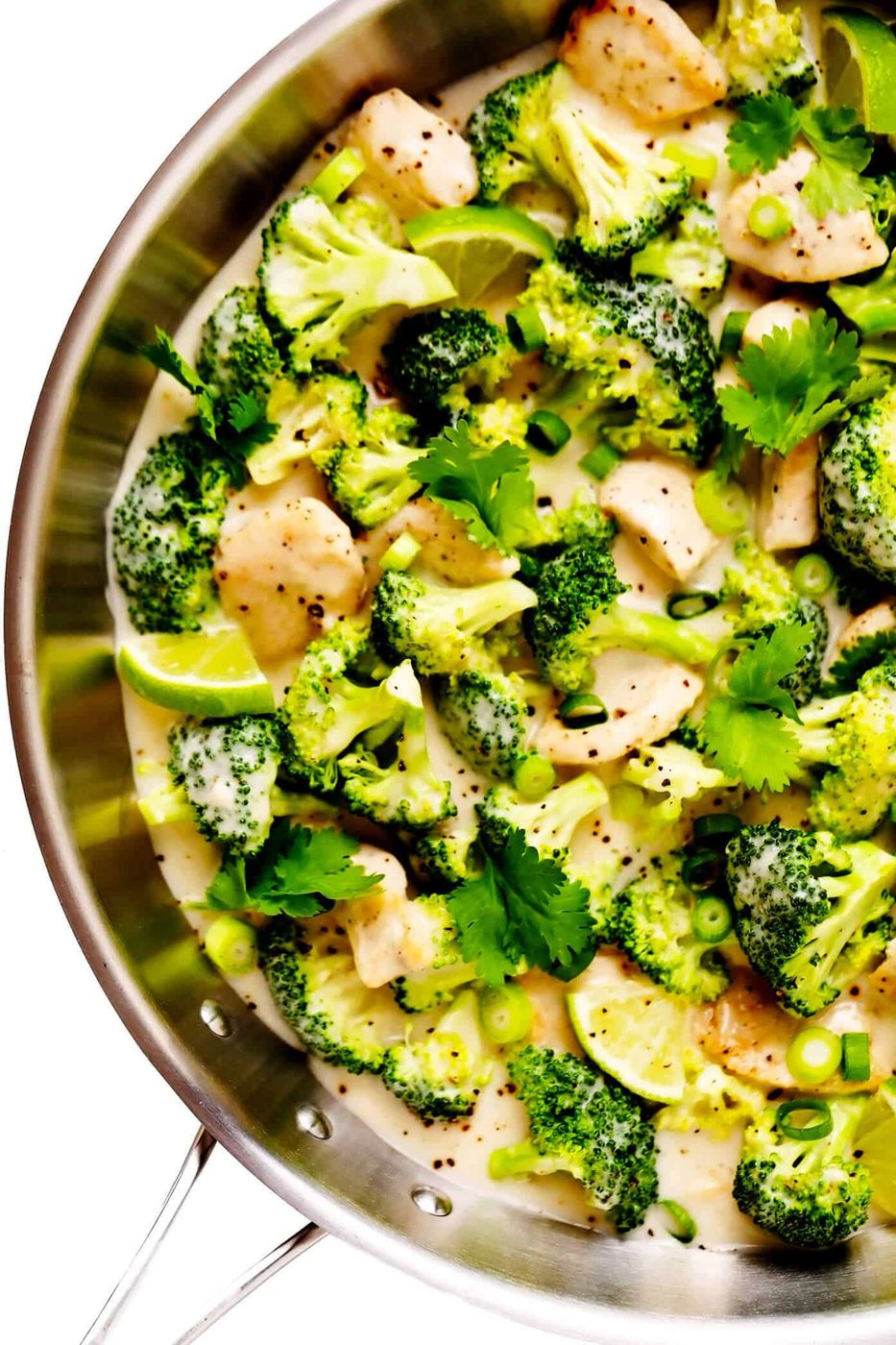 Coconut Lime Chicken and Broccoli at home