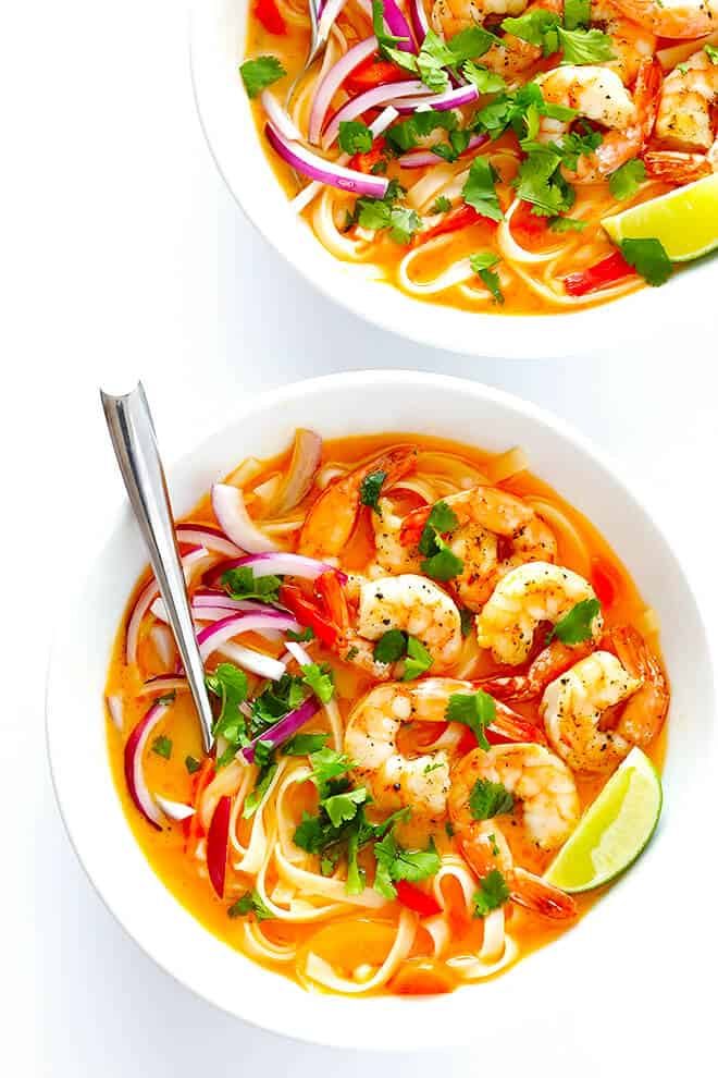 Homemade Comforting Curry Noodle Bowls