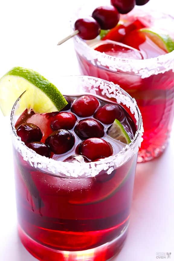 Homemade Cranberry Margaritas