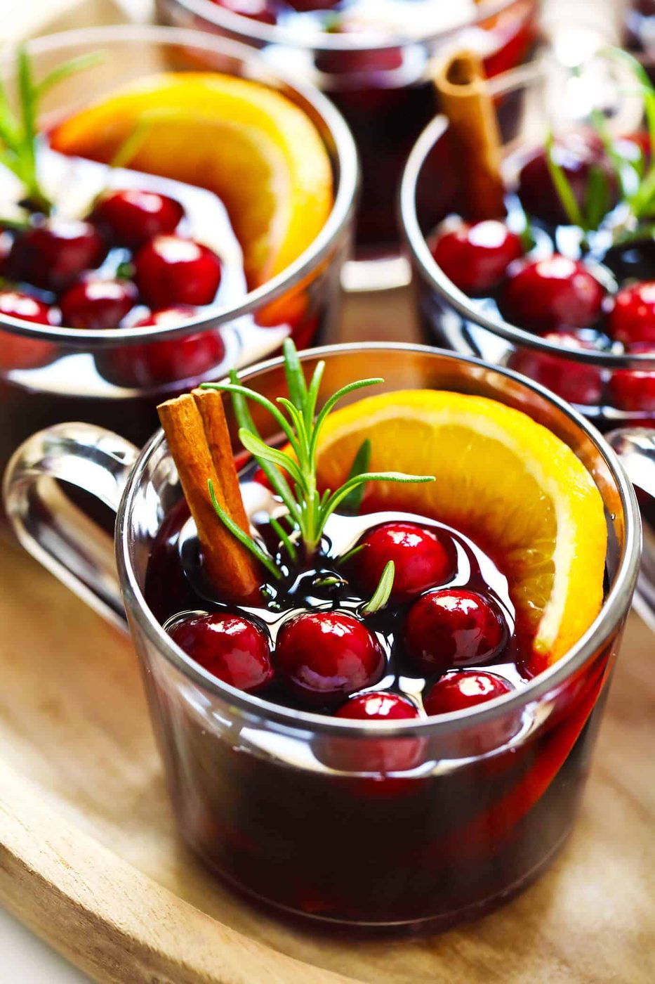 Cranberry Mulled Wine at home