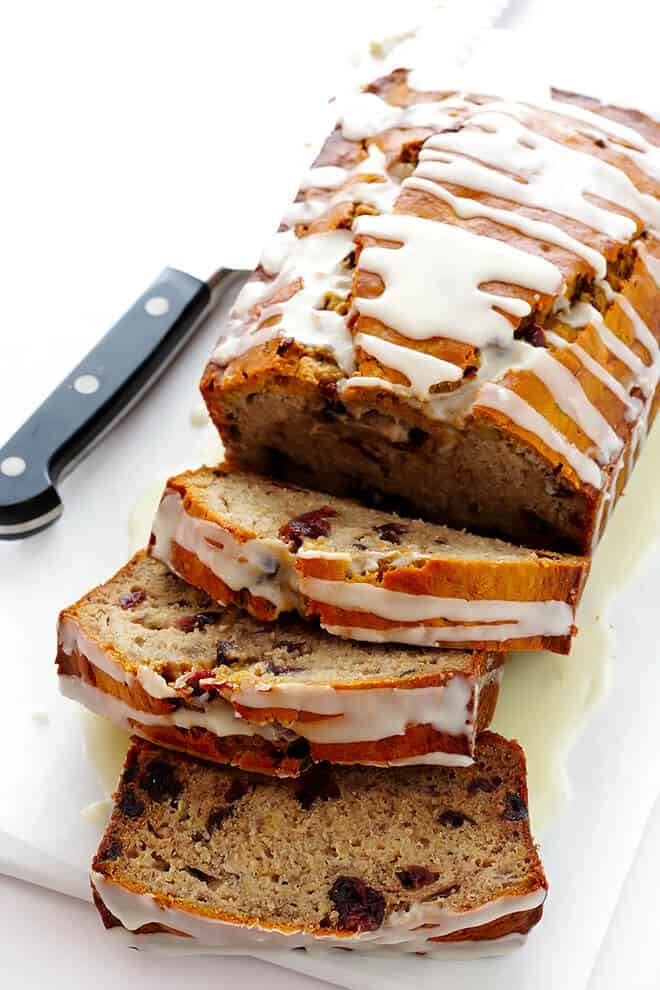 Cranberry Orange Banana Bread