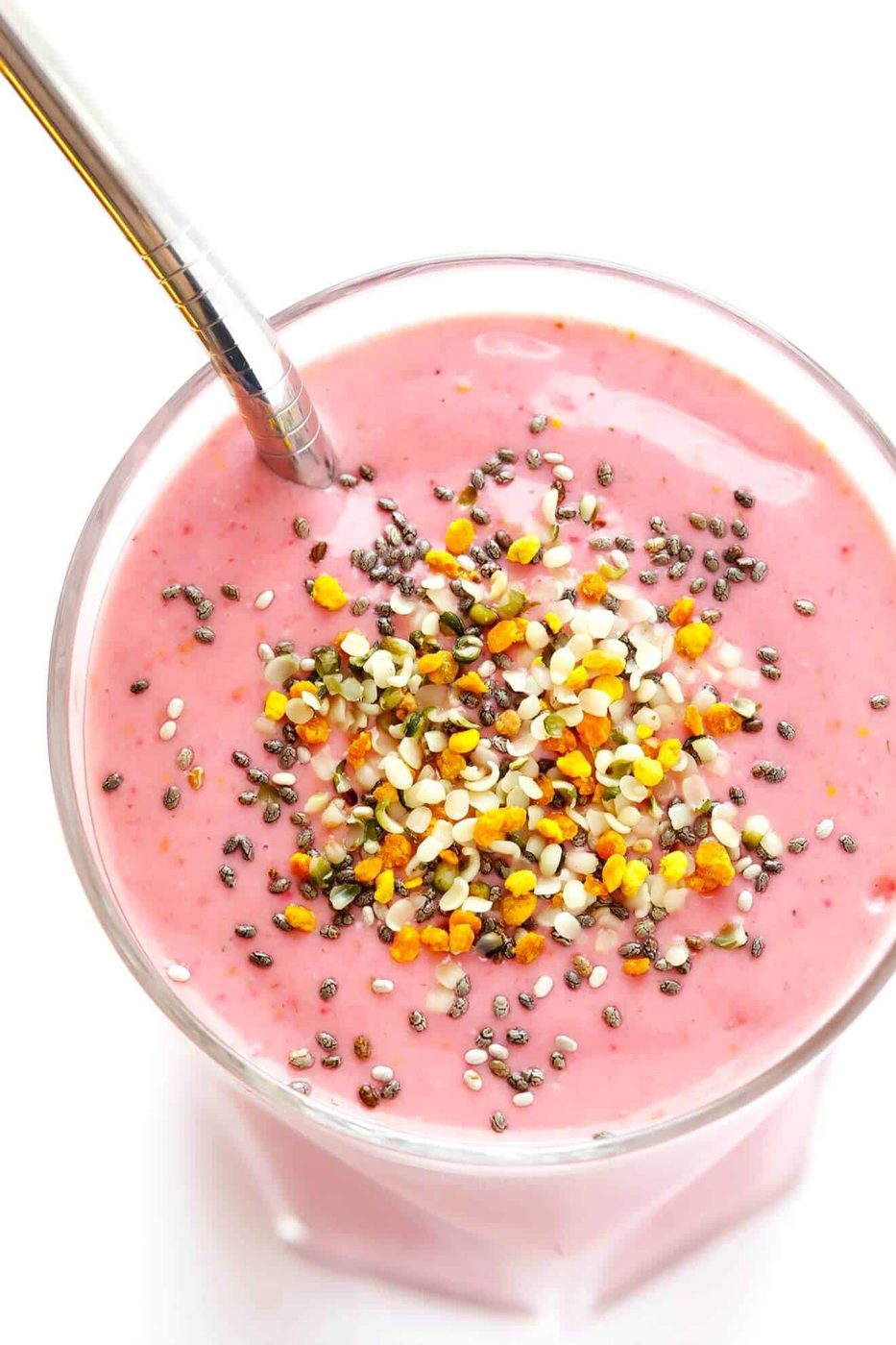 Creamy Raspberry Protein Smoothie at home