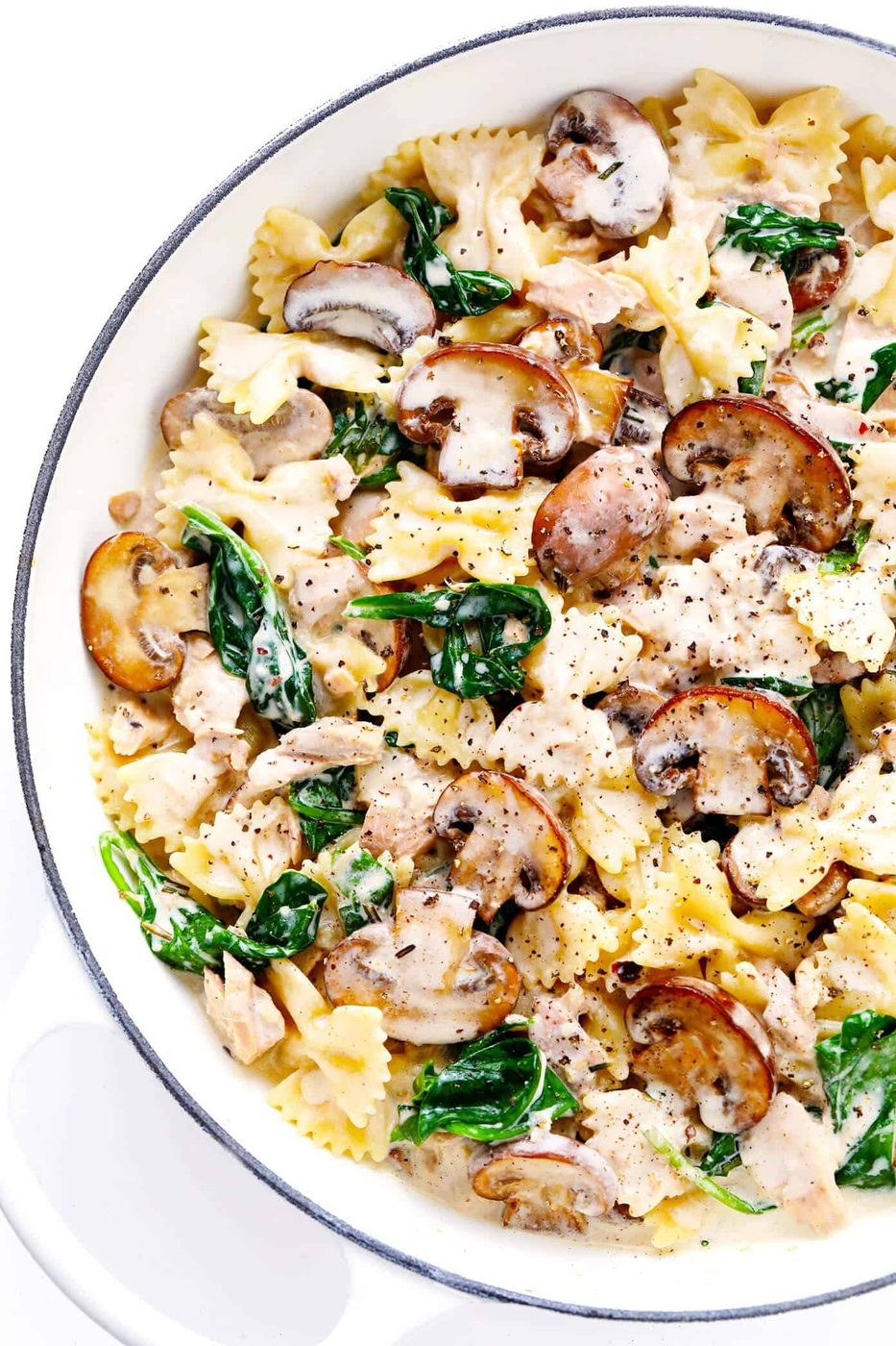 Homemade Creamy Tuna Mushroom Pasta