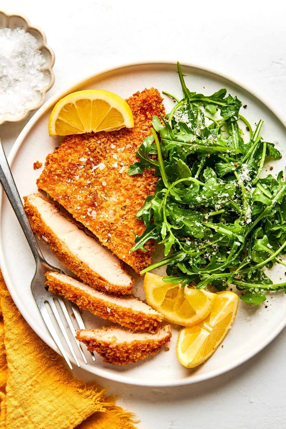 Homemade Crispy Chicken Milanese