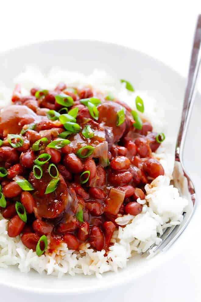 Crock-Pot Red Beans and Rice at home