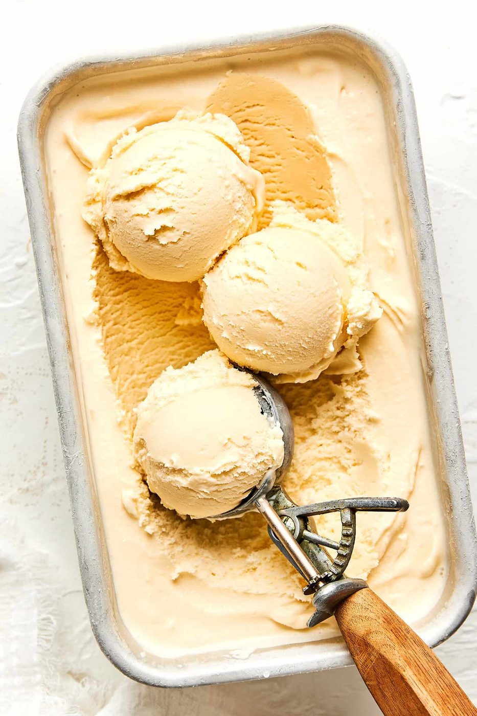 Dad's Vanilla Ice Cream at home