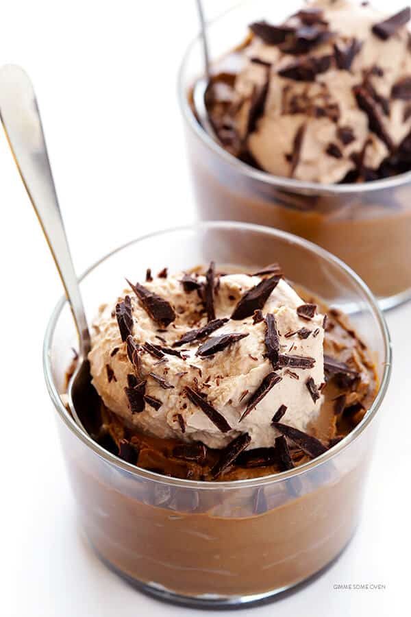 Homemade Dark Chocolate Avocado Mousse