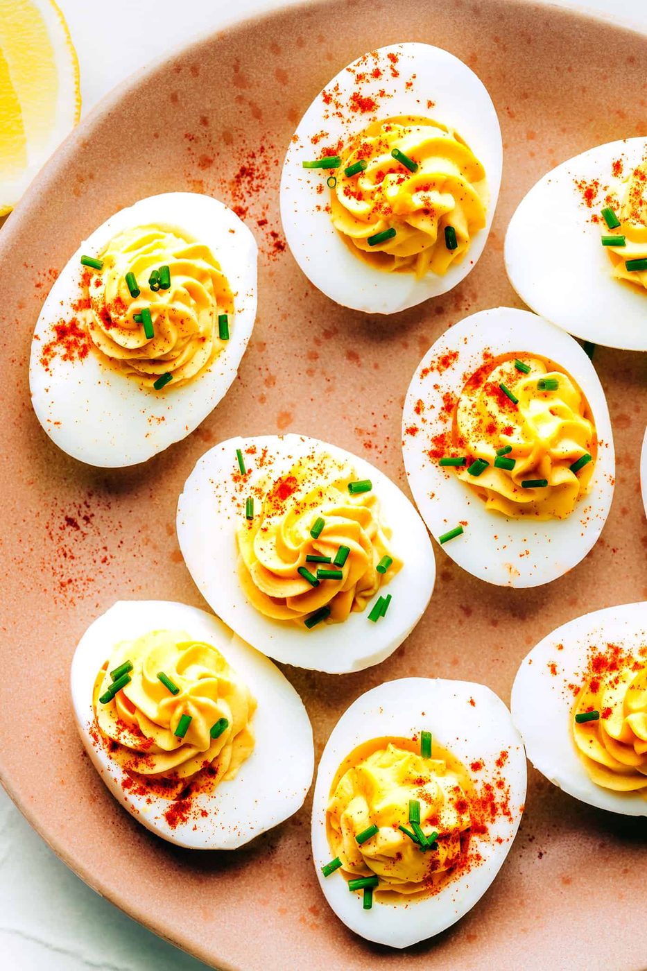 Deviled Eggs at home