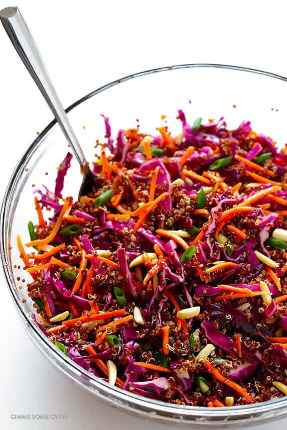 Sesame Quinoa Slaw at home