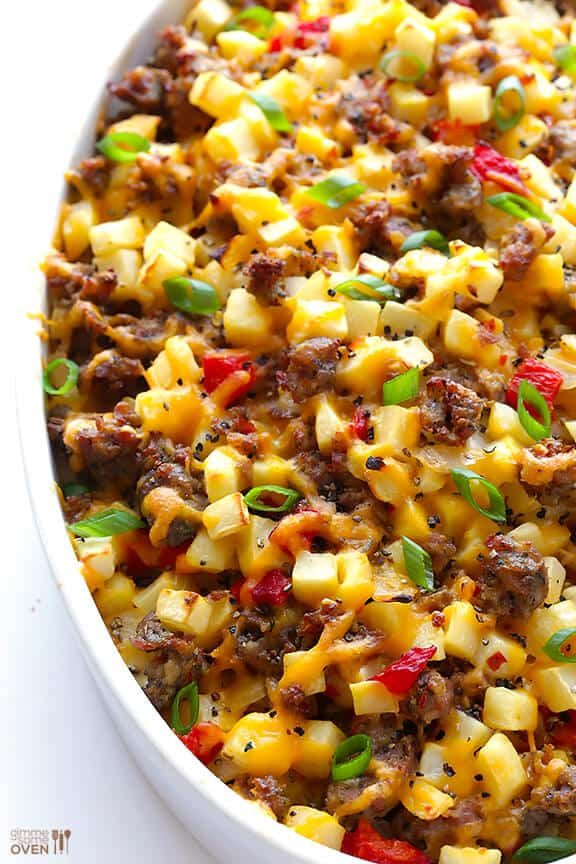 Breakfast Casserole at home