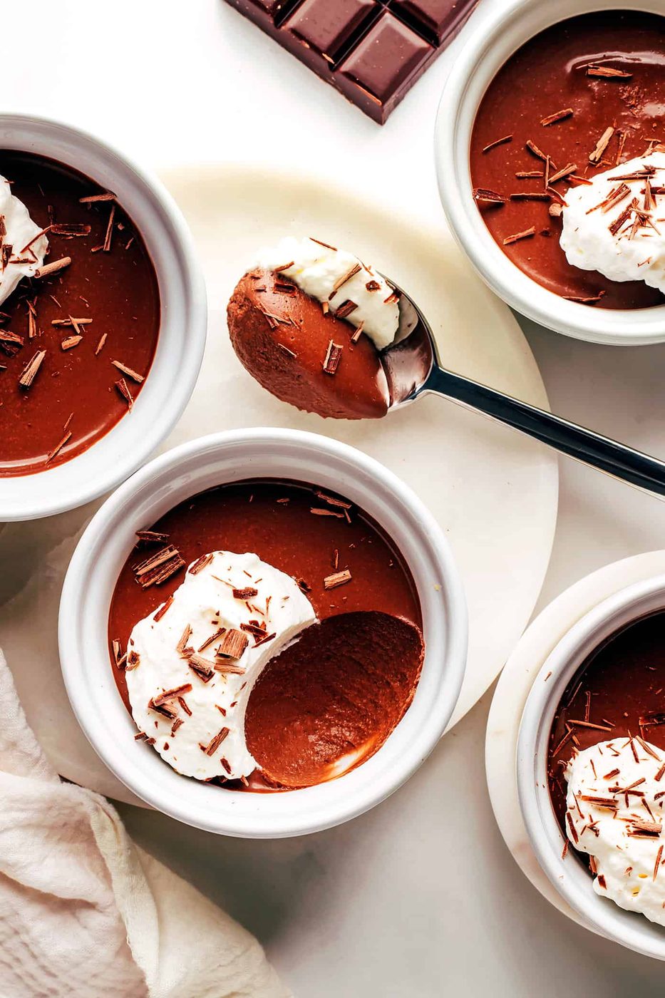 Chocolate Pots de Crème at home