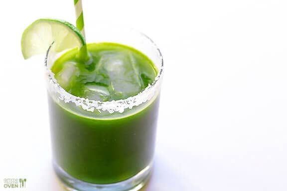 Homemade Green Margaritas