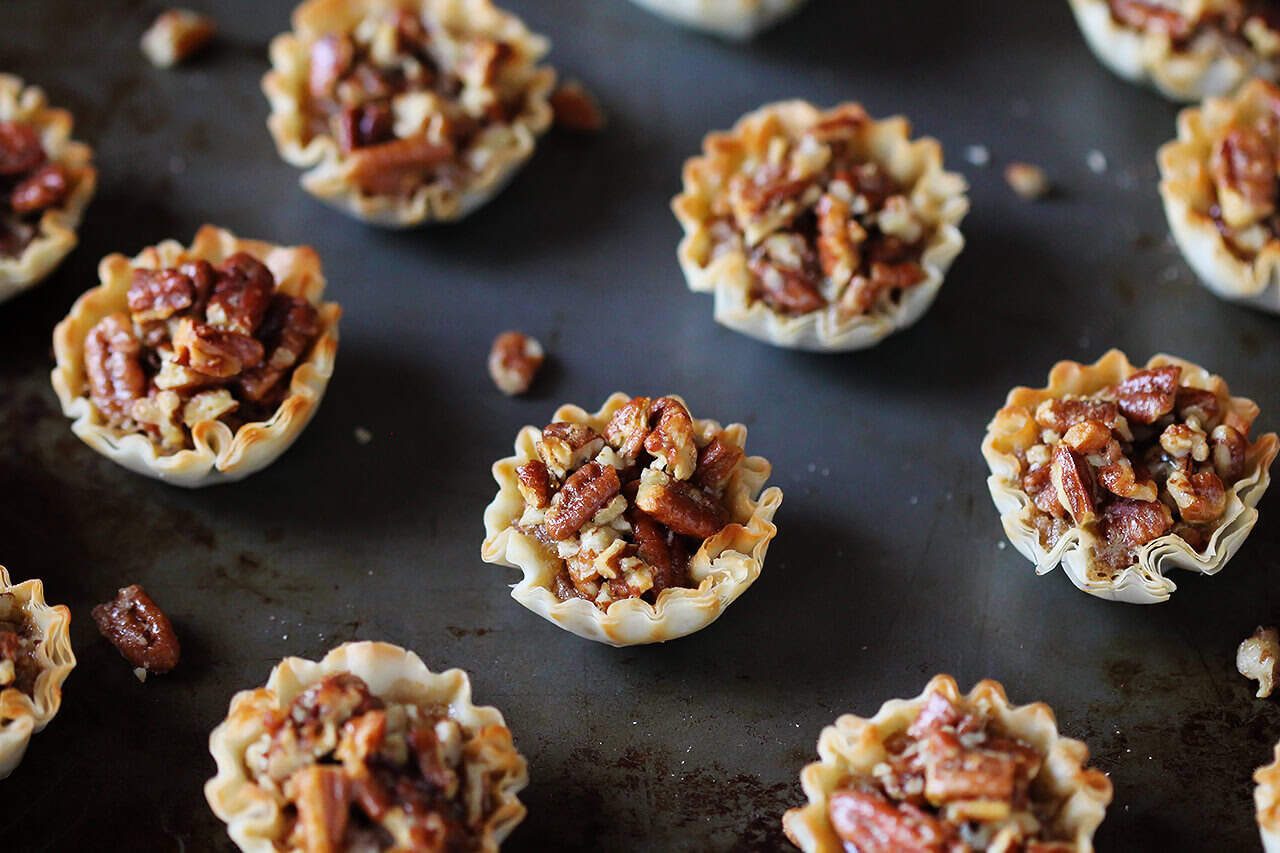 Mini Pecan Tarts at home