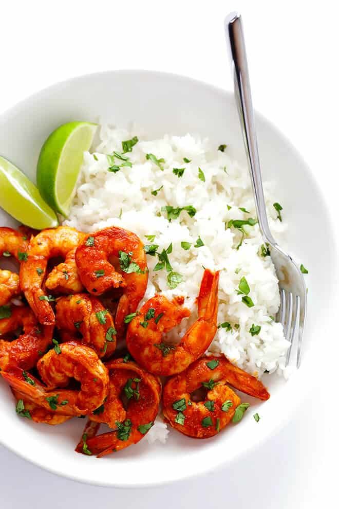 Peruvian Shrimp at home