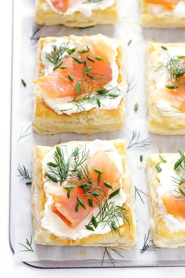 (Super-!) Smoked Salmon and Cream Cheese Pastries at home