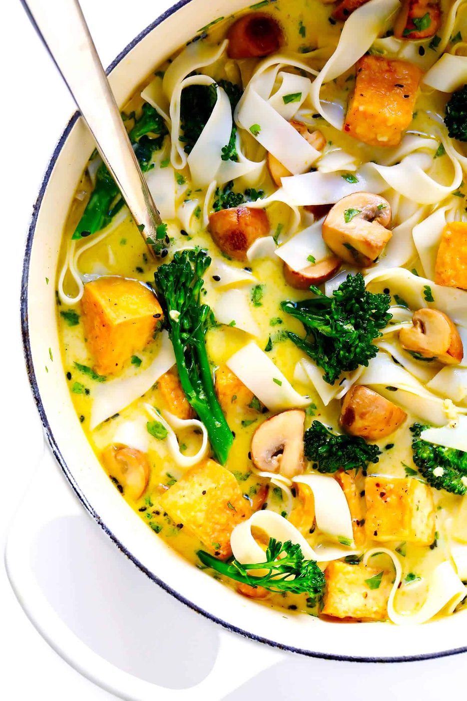 Thai Green Curry Soup at home