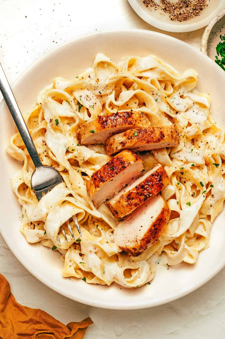 Homemade Fettuccine Alfredo