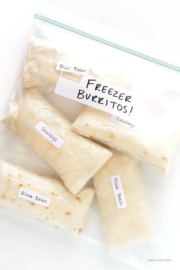 Homemade Freezer Breakfast Burritos